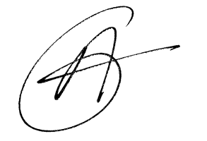 Alex's signature